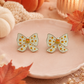 Candy Corn Bow Earrings