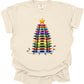 Crayon Christmas Tree Tshirt