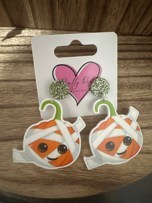 Pumpkin Earrings