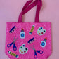 Pink Sequin School Supply Bag