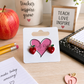 Heart Apple Studs
