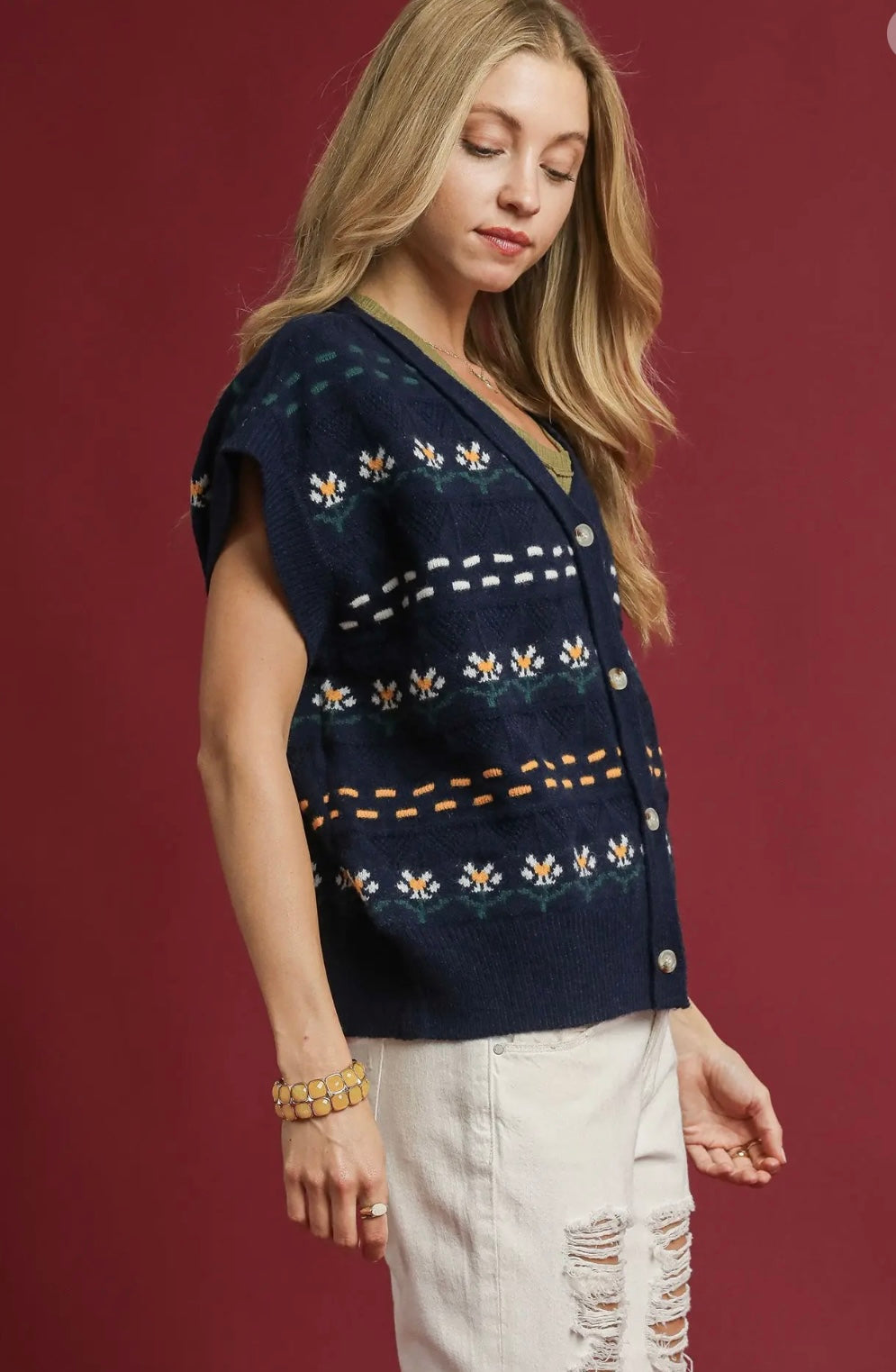 Navy Sweater Vest