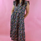 *PREORDER* Composition Themed Midi Dress