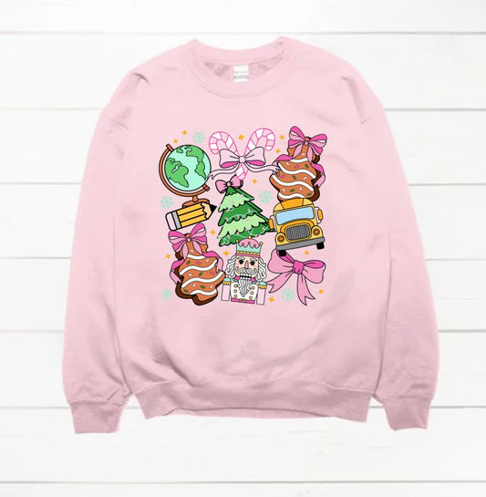 Christmas Icon Teacher Sweatshirt