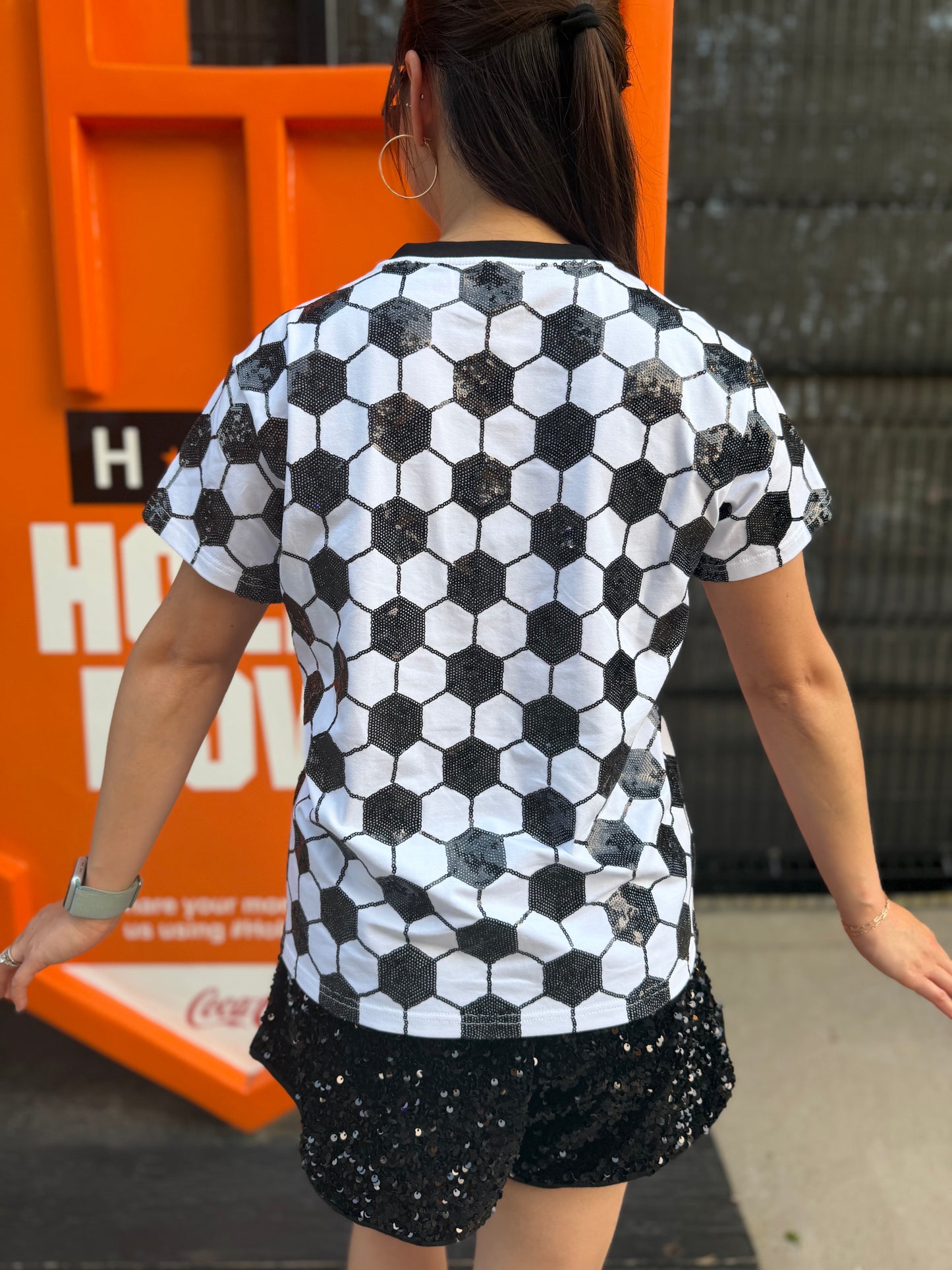 *PREORDER* Sequin Soccer Top