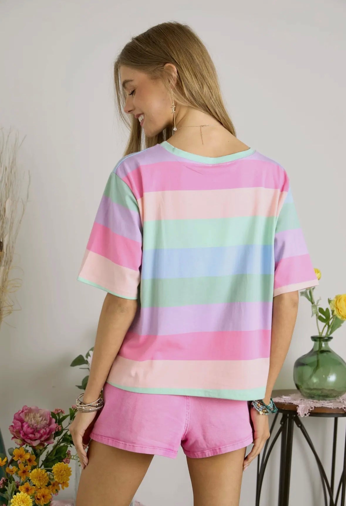 Pastel Striped Tee