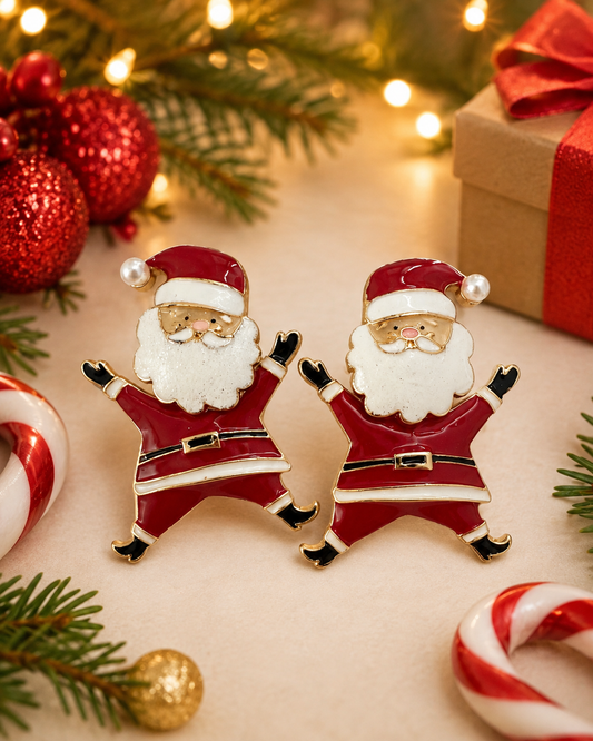 Santa Earrings