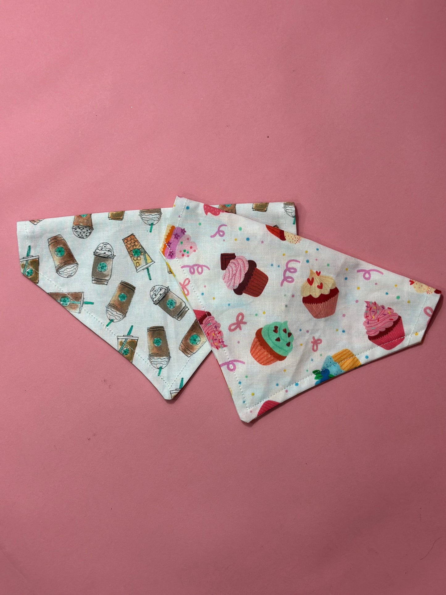 Double Sided Over the Collar Dog Bandanas