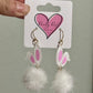 Bunny Puff Earrings