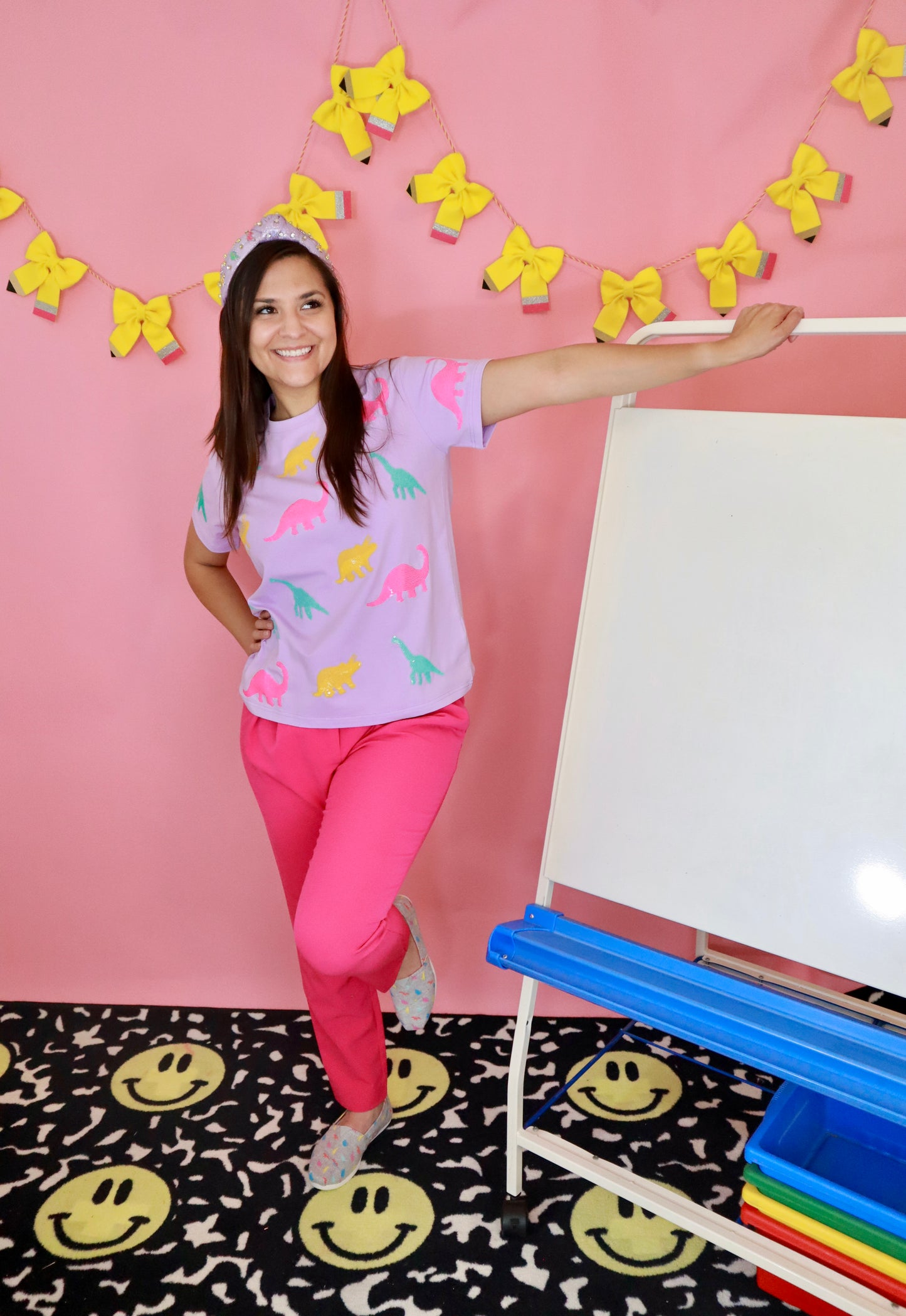 Sequin Dinosaur Top