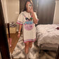 Sequin Party T-Shirt Dress