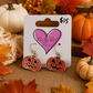 Pumpkin Face Earrings