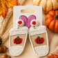Beaded Pumpkin Spice Earrings