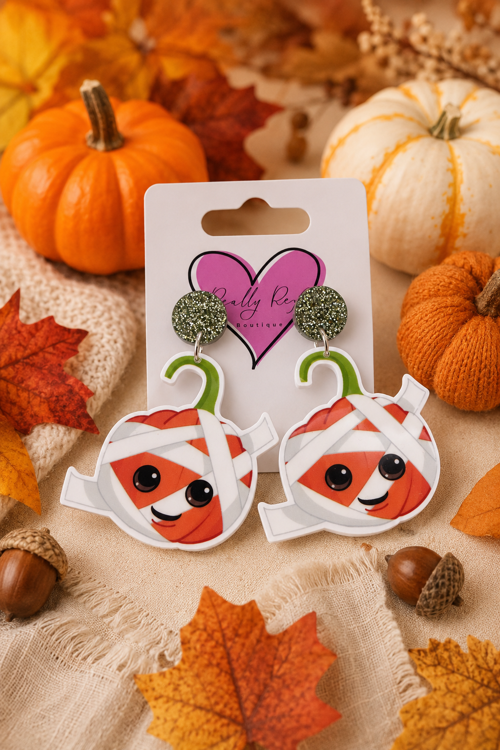 Pumpkin Earrings