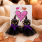 Witch Cat Earrings