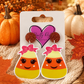 Girl Candy Corn Earrings