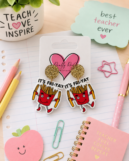 It's Fri-Yay Earrings