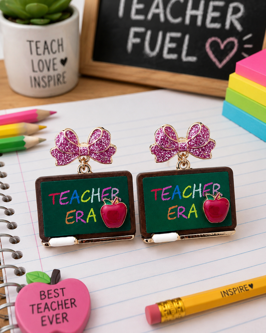 Blackboard Teacher Era Earrings