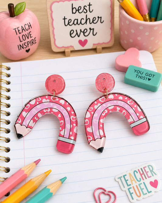 Pencil Arch Earrings