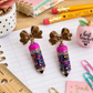 Multi-Glitter Pencil Earrings
