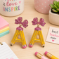 A-Shaped Pencil Earrings
