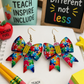 Puzzle Bow Earrings