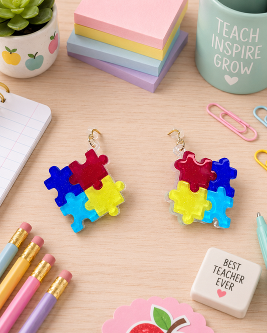 Puzzle Earrings