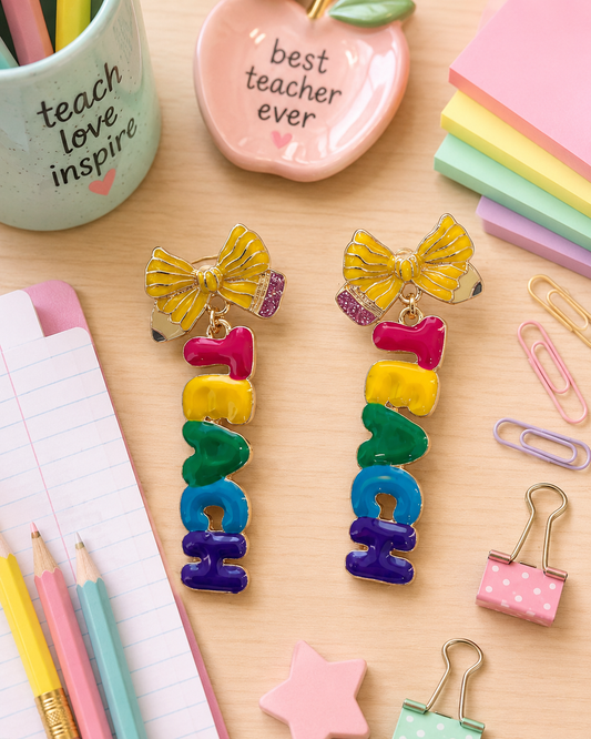 Colorful Teach Earrings