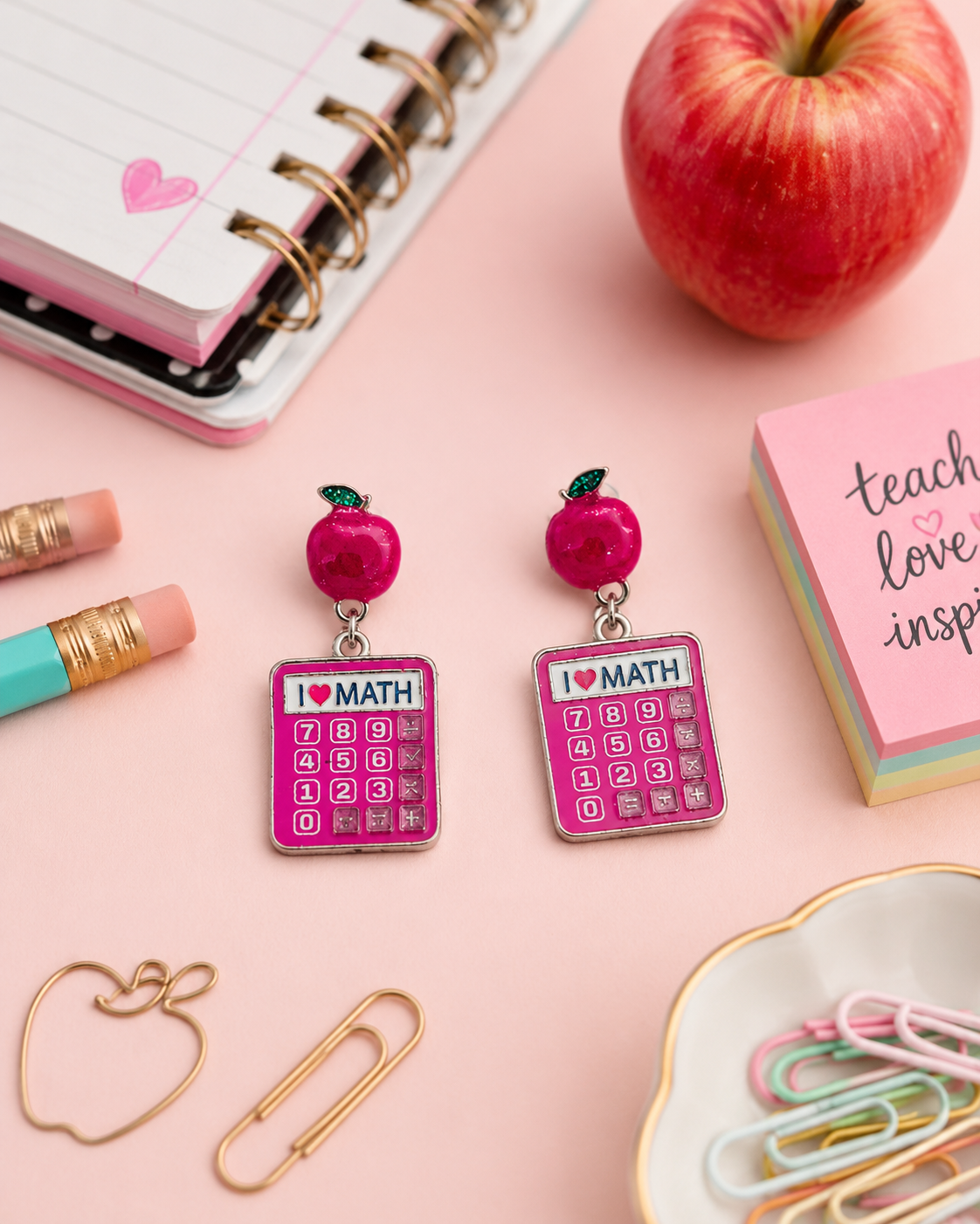 Calculator Earrings