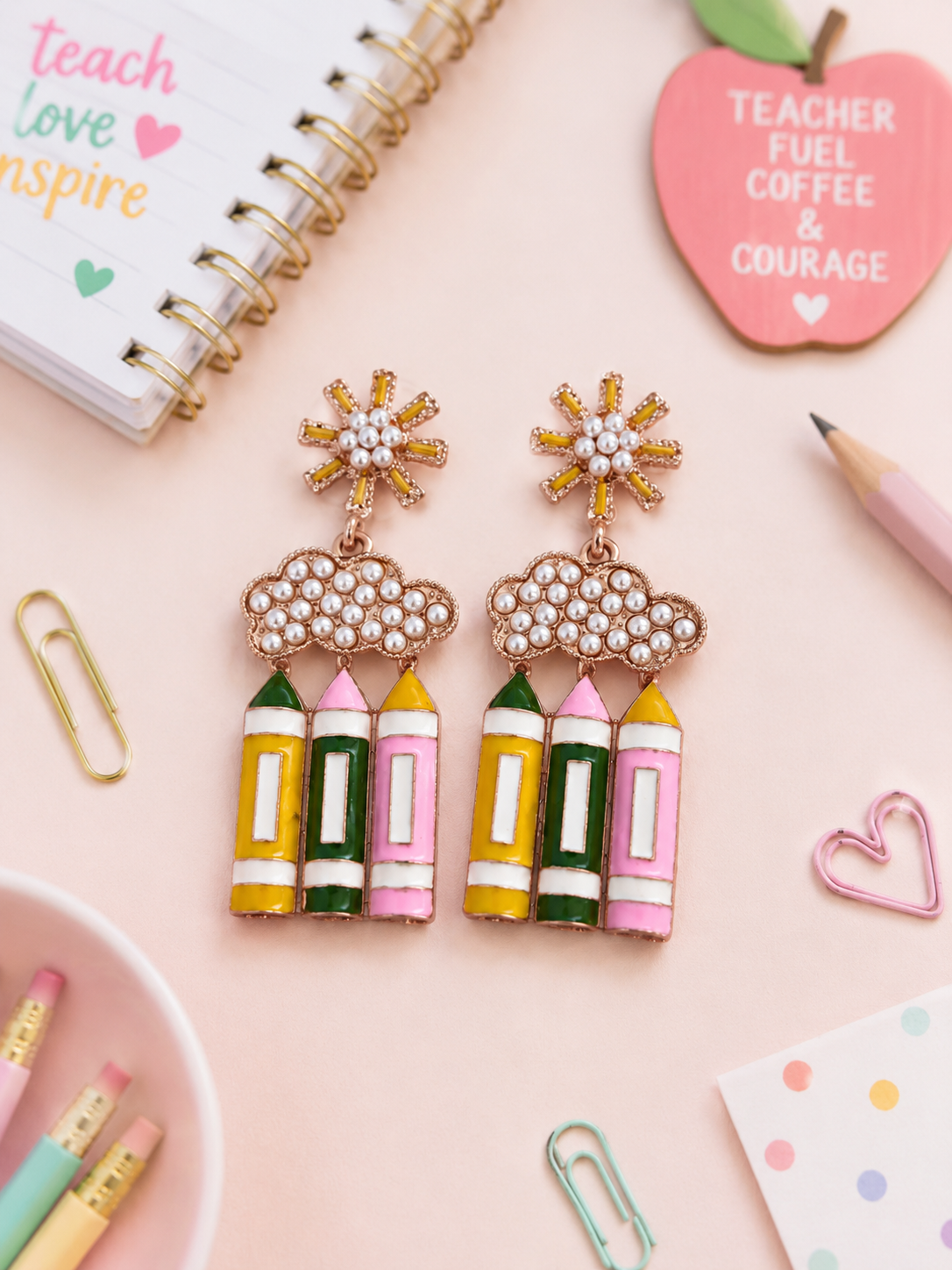 Crayon Cloud Earrings