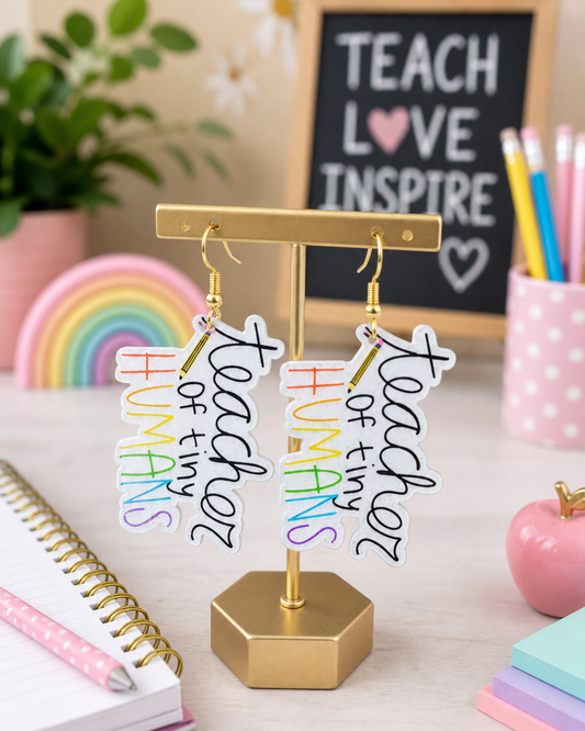 Teacher of Tiny Human Earrings