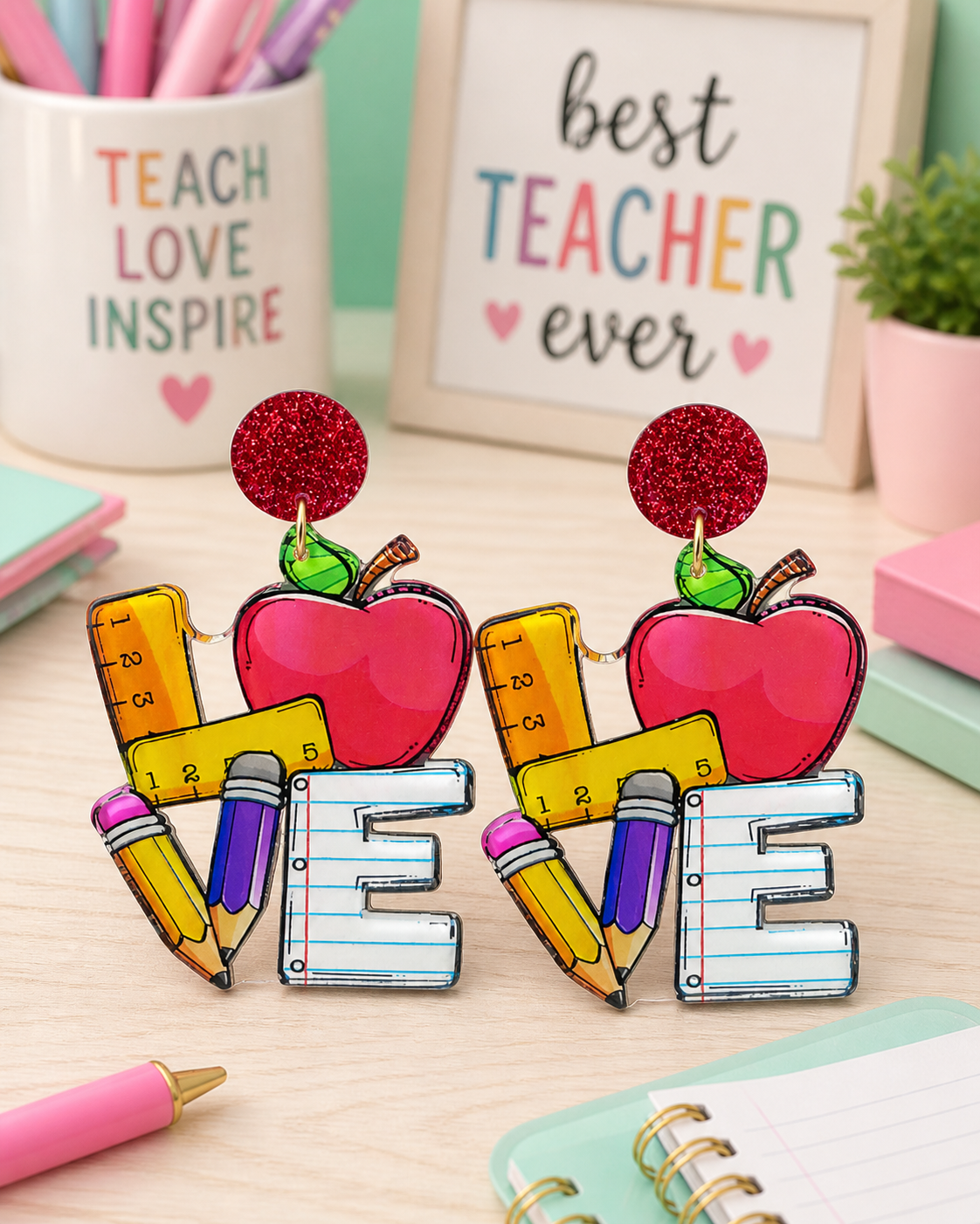 Teacher LOVE Earrings