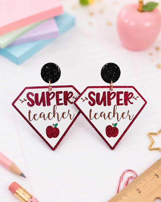 Super Teacher Earrings