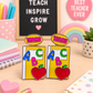 Teacher Notebook Earrings