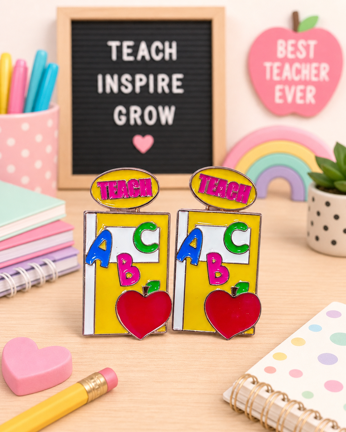 Teacher Notebook Earrings