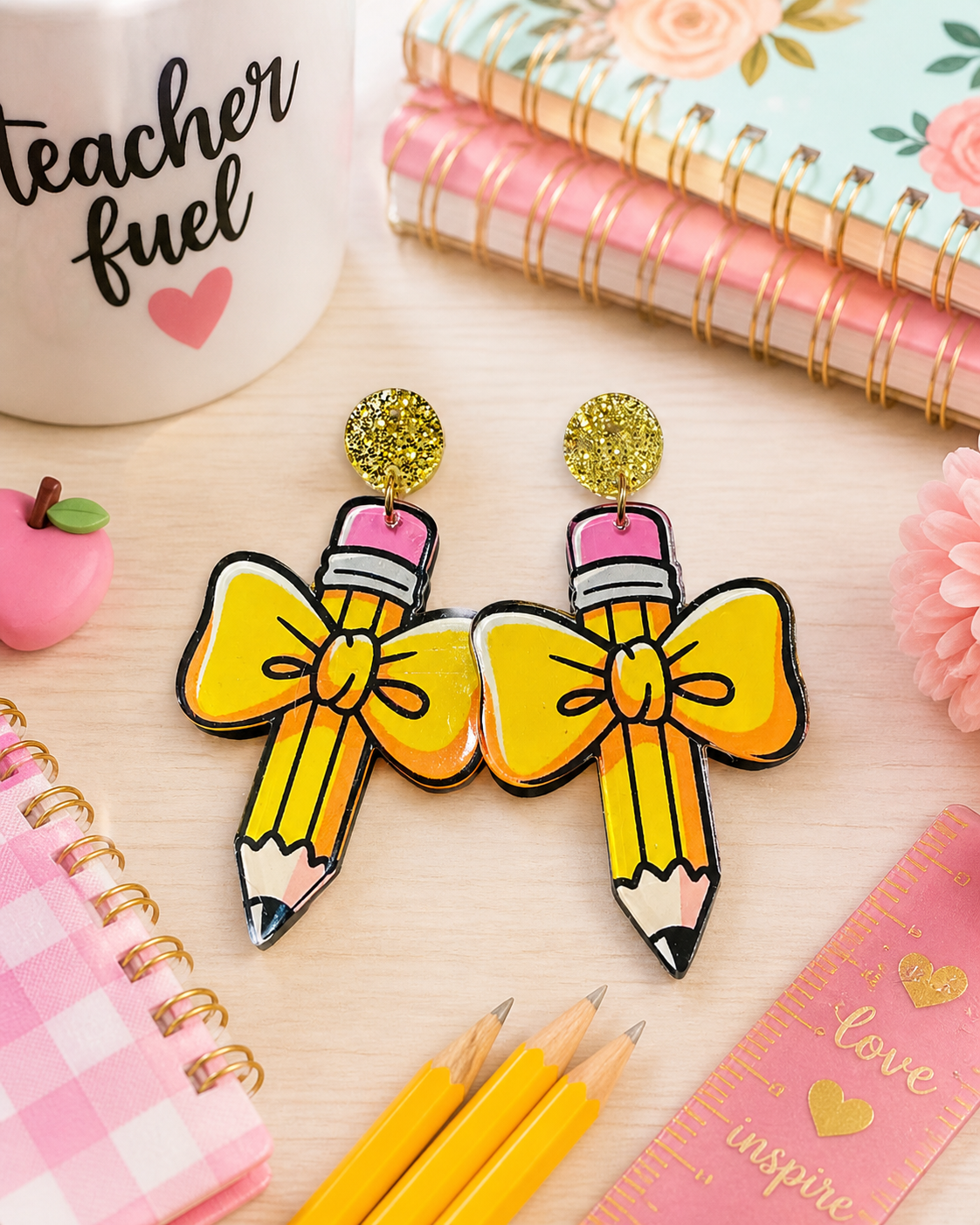 Pencil Coquette Earrings