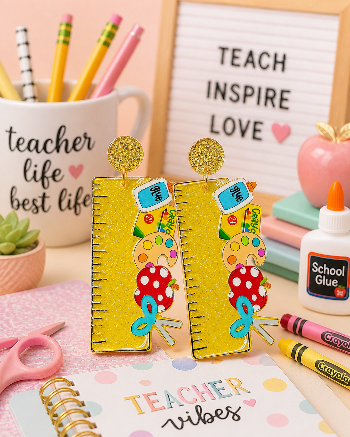 Ruler Earrings