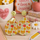 Coquette Bow and Apple Teardrop Earrings
