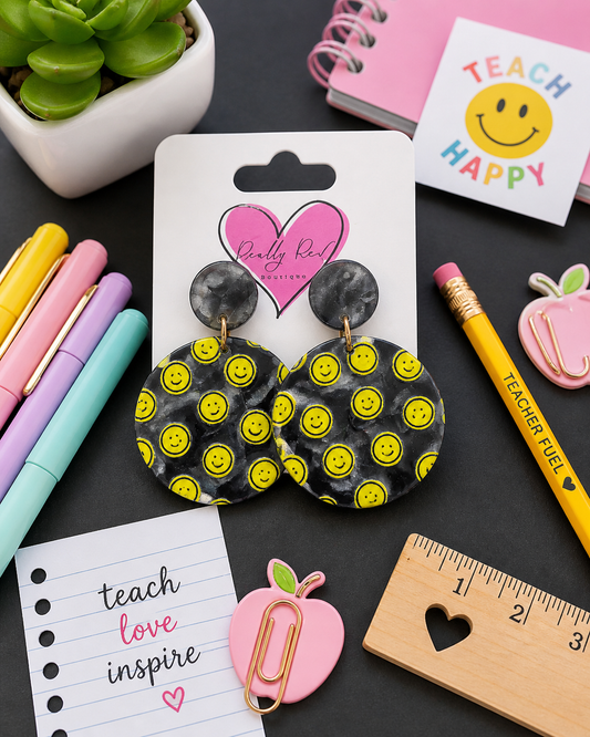 Smiley Face Earrings