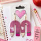 Pink Pencil Earrings