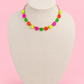 Neon Rhinestone Necklace