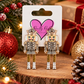 Sliver Glitter Nutcracker Dangle Earrings