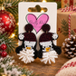 Beaded Penguin Earrings