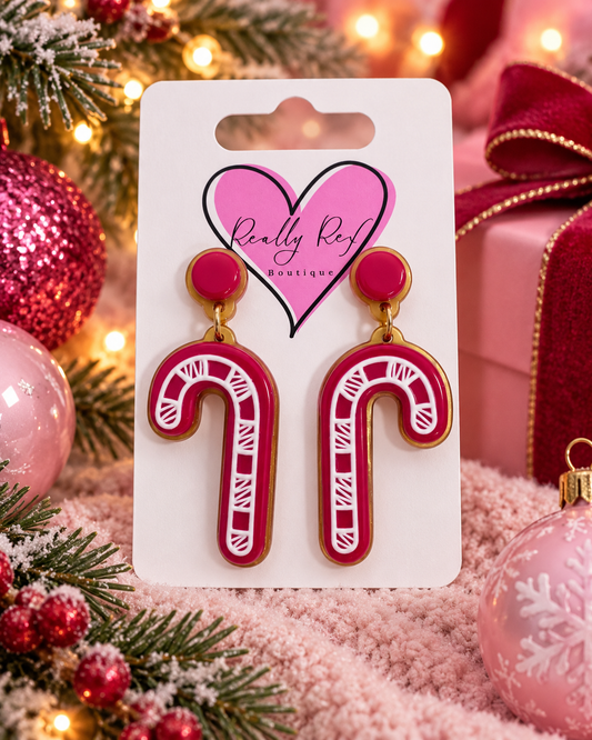 Candy Cane Earrings