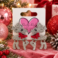 Rhinestone Reindeer Earrings