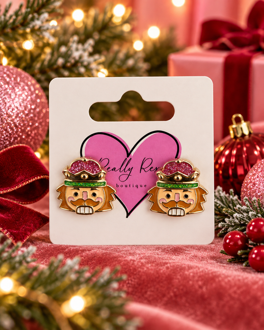 Nutcracker Stud Earrings