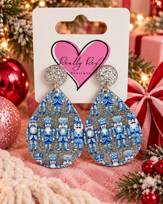 Nutcracker Teardrop Earrings