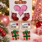 Stocking Dangle Earrings