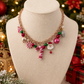 Candy Cane Charm Necklace
