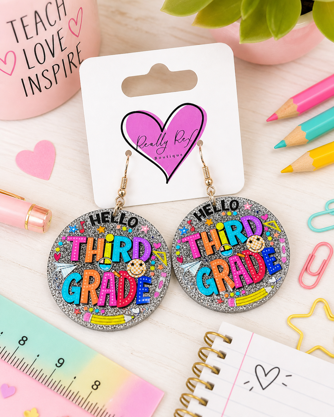 Hello Grade Earrings